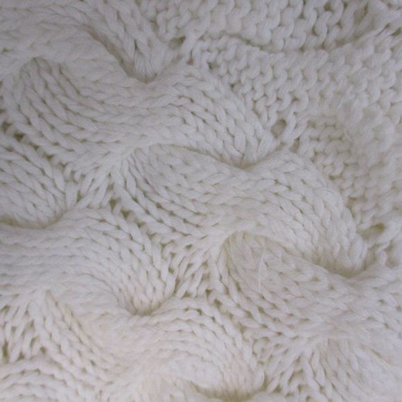 Magaschoni Cream Cable Knit Cardigan - Picture 3 of 5